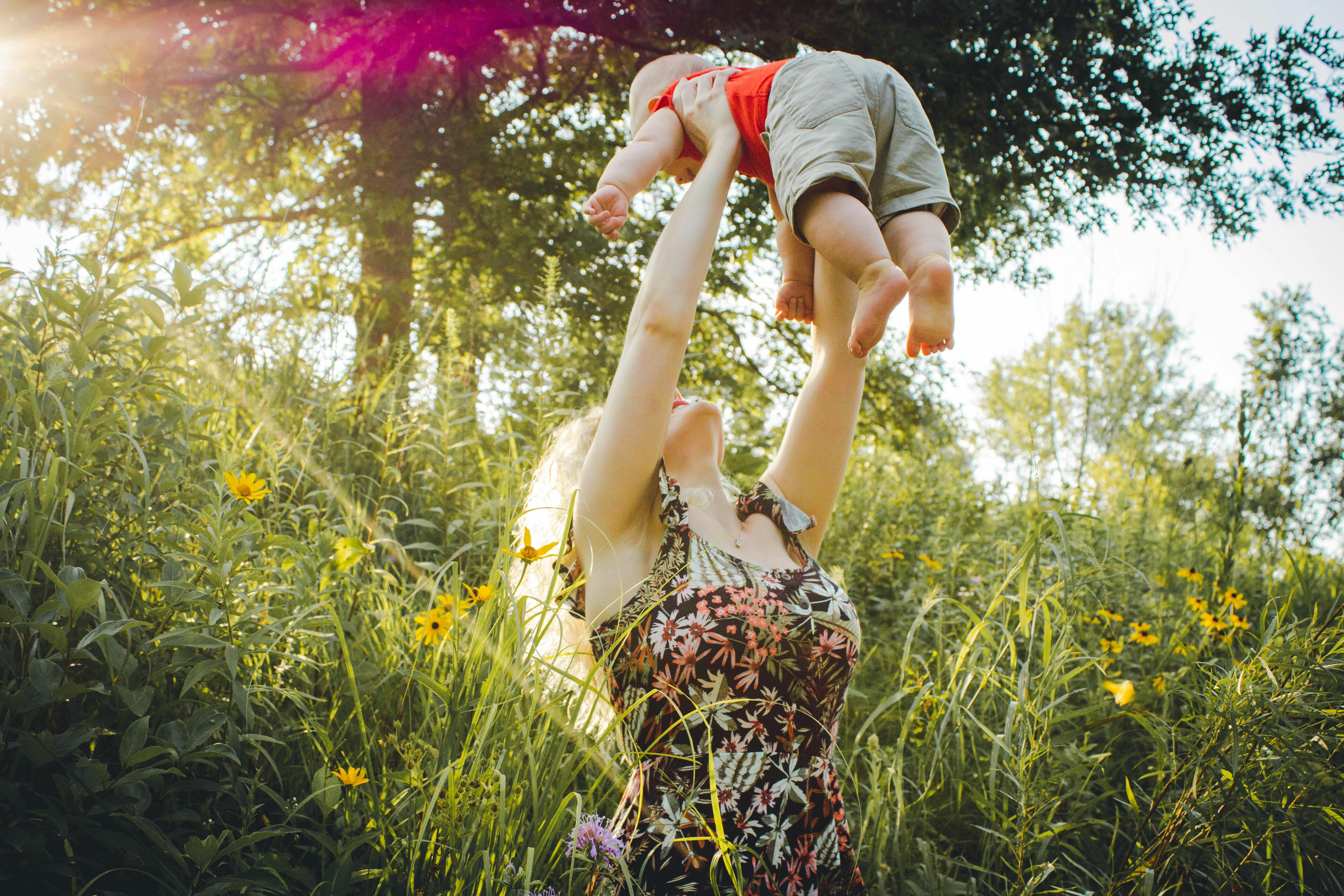 woman and child